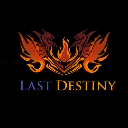 AI Design for Change logo to dragons with black background and suitable colored text and firey