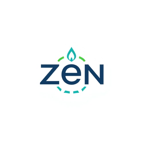 AI Design for Make a logo for zen