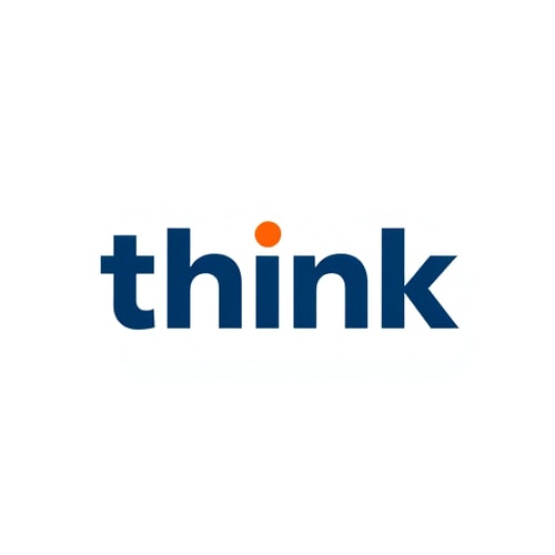 AI Design for "Think" it is the keyword we will use for my company branding identity. I do not mind a simple logo, but the it has to unforgettable and effortlessly memorable, the Word "think" can be use in the logo by twisting, calligraphed or anything, can use two tonal colors, or negative positive or whatever, change fonts too, use lines/geometry if required