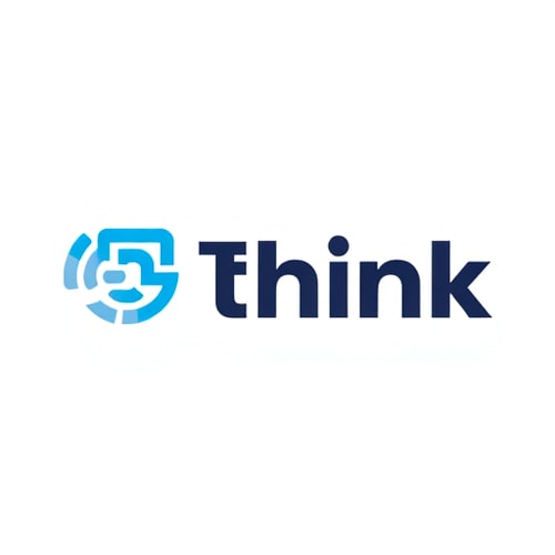 AI Design for "Think" it is the keyword we will use for my company branding identity. I do not mind a simple logo, but the it has to unforgettable and effortlessly memorable, , can use two tonal colors, or negative positive or whatever, change fonts too, use lines/geometry if required
