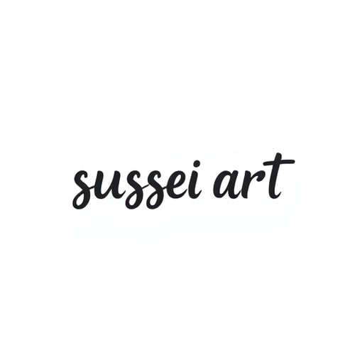 AI Design for Create a simple logo for an art account named sussei art for a self made artist