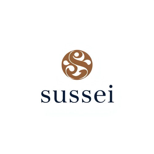 AI Design for Create a simple elegant logo for a graphic designer account named sussei for a self made artist