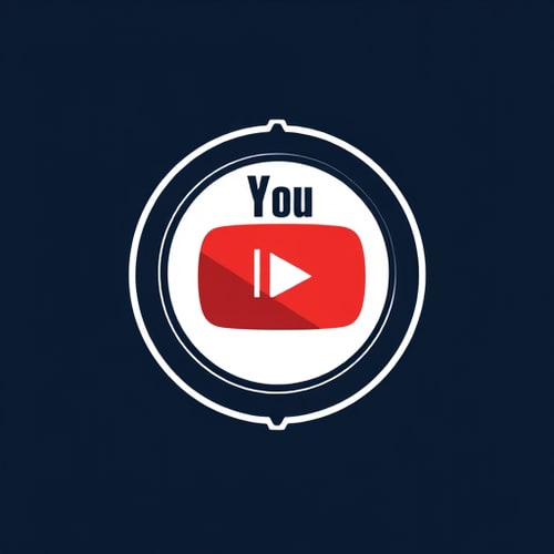 AI Design for Design logo for youtube The pupil looks through the scope