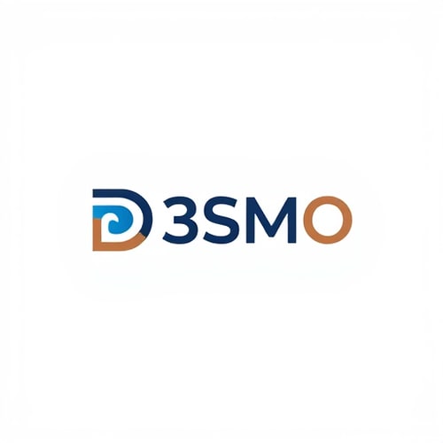 AI Design for design me a minimal "D3SMO" logo