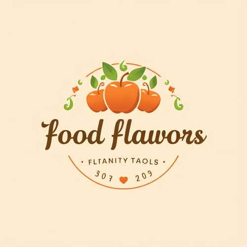 AI Design for Logo for my home based food business named as food flavors 