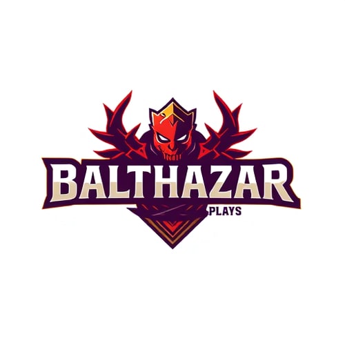 AI Design for Banner for the gaming YouTube channel named BalthazarPlays