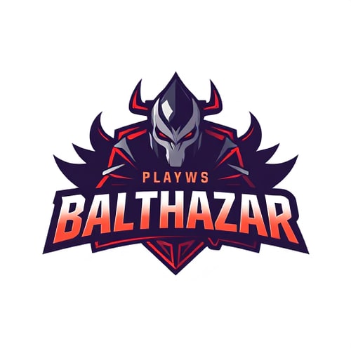 AI Design for Banner for the gaming YouTube channel named BalthazarPlays