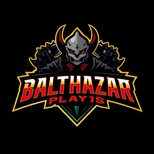 AI Design for Banner for the gaming YouTube channel named BalthazarPlays