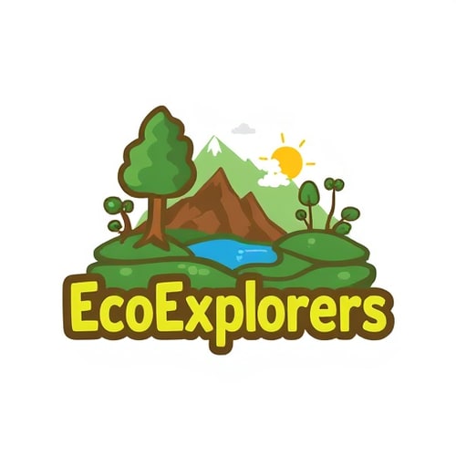 AI Design for design a logo for my app, a gamified learning app for environmental education named as EcoExplorers