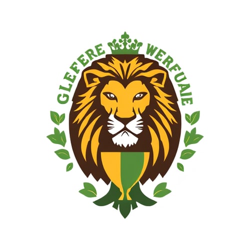 AI Design for Please change the lion and fixing rowan tree and cup 