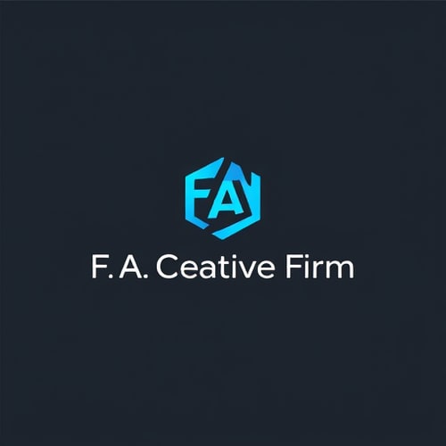 AI Design for  লোগোর নাম: F. A. Creative Firm Limited ট্যাগলাইন: Software Development Company ডিজাইন স্টাইল:• Minimalist• Modern & Professional• Tech-oriented• Icon + Text combination• Corporate Premium Look রঙের পছন্দ: প্রযুক্তি ও উদ্ভাবন-অনুপ্রাণিত রঙসমূহ:• Primary: #0A66C2 (Tech Blue – Trust & Innovation)• Secondary: #FF6F00 (Orange – Creativity & Energy)• Accent: #00C4CC (Cyan – Modern Tech Vibe)• Neutral: #333333 (Dark Gray), #FFFFFF (White) রঙের মুড: Professional, Trustworthy, Innovative ফন্টের পছন্দ: আধুনিক Sans-Serif ফন্ট, যেমন:• Montserrat• Poppins• Roboto• Open Sans আইকনের পছন্দ:• একটি অনন্য, প্রযুক্তি-অনুপ্রাণিত আইকন (যা AI, উদ্ভাবন, সংযোগ বা ডিজিটাল প্রবৃদ্ধি প্রতিনিধিত্ব করতে পারে)• চেহারায় শক্তিশালী, প্রিমিয়াম ও স্মরণযোগ্য হতে হবে অনুপ্রেরণা / প্রতিযোগী লোগো:• IBM (Corporate look)• Atlassian (Minimal + Tech)• Slack (Modern, clean design)• Microsoft (Simple, professional) Logo Make it
