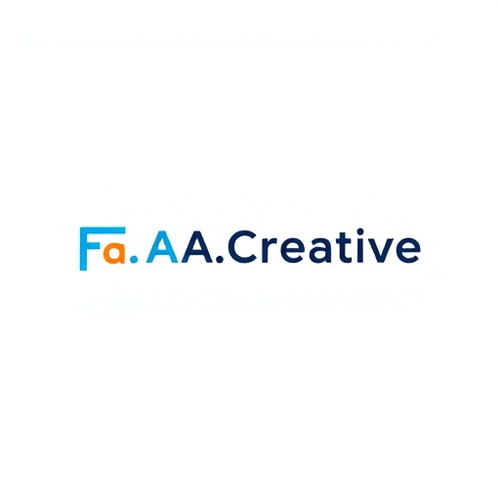 AI Design for  লোগোর নাম: F. A. Creative Firm Limited ট্যাগলাইন: Software Development Company ডিজাইন স্টাইল:• Minimalist• Modern & Professional• Tech-oriented• Icon + Text combination• Corporate Premium Look রঙের পছন্দ: প্রযুক্তি ও উদ্ভাবন-অনুপ্রাণিত রঙসমূহ:• Primary: #0A66C2 (Tech Blue – Trust & Innovation)• Secondary: #FF6F00 (Orange – Creativity & Energy)• Accent: #00C4CC (Cyan – Modern Tech Vibe)• Neutral: #333333 (Dark Gray), #FFFFFF (White) রঙের মুড: Professional, Trustworthy, Innovative ফন্টের পছন্দ: আধুনিক Sans-Serif ফন্ট, যেমন:• Montserrat• Poppins• Roboto• Open Sans আইকনের পছন্দ:• একটি অনন্য, প্রযুক্তি-অনুপ্রাণিত আইকন (যা AI, উদ্ভাবন, সংযোগ বা ডিজিটাল প্রবৃদ্ধি প্রতিনিধিত্ব করতে পারে)• চেহারায় শক্তিশালী, প্রিমিয়াম ও স্মরণযোগ্য হতে হবে অনুপ্রেরণা / প্রতিযোগী লোগো:• IBM (Corporate look)• Atlassian (Minimal + Tech)• Slack (Modern, clean design)• Microsoft (Simple, professional) Logo Make it