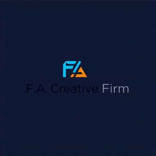 AI Design for  লোগোর নাম: F. A. Creative Firm Limited ট্যাগলাইন: Software Development Company ডিজাইন স্টাইল:• Minimalist• Modern & Professional• Tech-oriented• Icon + Text combination• Corporate Premium Look রঙের পছন্দ: প্রযুক্তি ও উদ্ভাবন-অনুপ্রাণিত রঙসমূহ:• Primary: #0A66C2 (Tech Blue – Trust & Innovation)• Secondary: #FF6F00 (Orange – Creativity & Energy)• Accent: #00C4CC (Cyan – Modern Tech Vibe)• Neutral: #333333 (Dark Gray), #FFFFFF (White) রঙের মুড: Professional, Trustworthy, Innovative ফন্টের পছন্দ: আধুনিক Sans-Serif ফন্ট, যেমন:• Montserrat• Poppins• Roboto• Open Sans আইকনের পছন্দ:• একটি অনন্য, প্রযুক্তি-অনুপ্রাণিত আইকন (যা AI, উদ্ভাবন, সংযোগ বা ডিজিটাল প্রবৃদ্ধি প্রতিনিধিত্ব করতে পারে)• চেহারায় শক্তিশালী, প্রিমিয়াম ও স্মরণযোগ্য হতে হবে অনুপ্রেরণা / প্রতিযোগী লোগো:• IBM (Corporate look)• Atlassian (Minimal + Tech)• Slack (Modern, clean design)• Microsoft (Simple, professional) Logo Make it