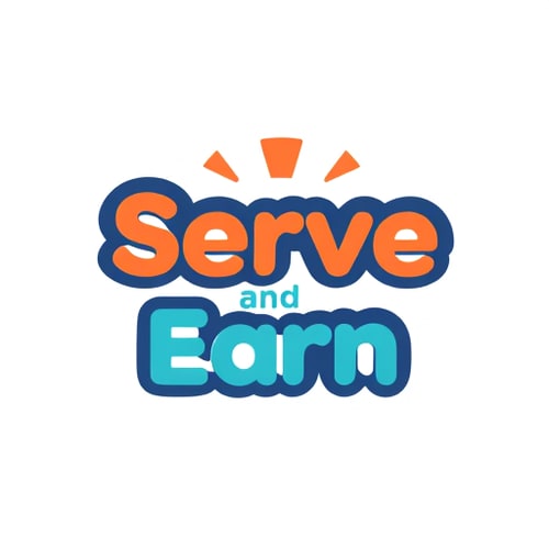 AI Design for Serve and earn An app that uses gamification to encourage community service.Users could earn points or rewards for volunteering, making it fun and engaging for people to help. Which should be motivated and be unique 