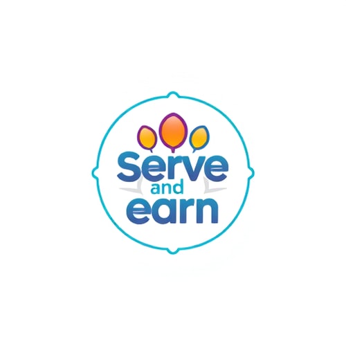 AI Design for Serve and earn An app that uses gamification to encourage community service.Users could earn points or rewards for volunteering, making it fun and engaging for people to help. Which should be motivated and be unique and society based 