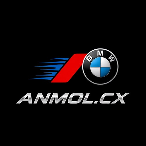 AI Design for Emblem for an editing brand from Nepal named ANMOL.CX: A stylized merging of a traditional Nepalese motif with the dynamic lines of a BMW motorsport logo, representing heritage and modern speed, Vibrant shades of deep sapphire blue, rich crimson red, and a crisp metallic silver, Bold and geometric sans-serif font for "ANMOL.CX" with a subtle digital glitch effect, Inspired by contemporary graphic design and traditional Nepali art, a sharp, abstract representation of the ANMOL.CX brand mark integrated seamlessly with BMW motorsport's signature assertive aesthetic, sleek, metallic gradients and sharp vector lines, solid dark background