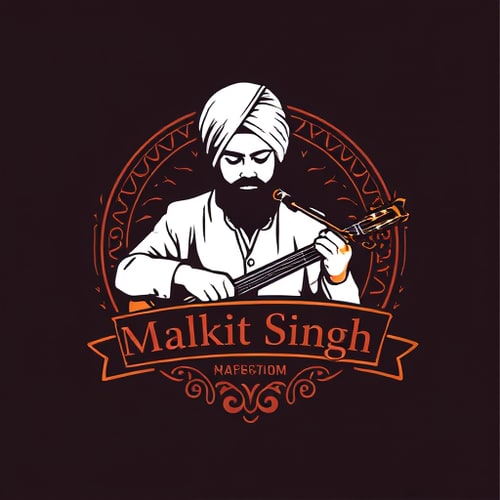 AI Design for Malkit Singh Harmonium Player