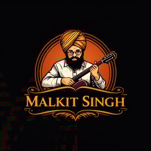 AI Design for Malkit Singh Harmonium Player