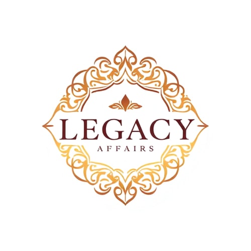 AI Design for Design a logo for a company named "Legacy Affairs Pvt. Lmt.". It's a company about event management who organize and plan weddings, corporate events and also provide services like videography, makeup, outfit designing everything