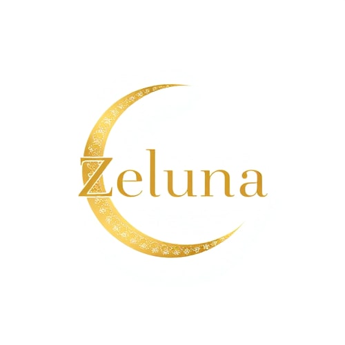 AI Design for My jewelry brand's name is Zeluna which is from two thing "Zar" which means gold in persian and luna which means moon. So I want my loge to be a nice and smooth combination of Z and a moon and maybe a small polaris star if its fit