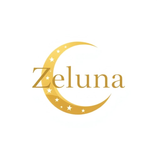 AI Design for My jewelry brand's name is Zeluna which is from two thing "Zar" which means gold in persian and luna which means moon.