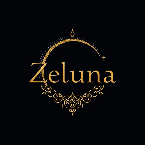 AI Design for My jewelry brand's name is Zeluna which is from two thing "Zar" which means gold in persian and luna which means moon.