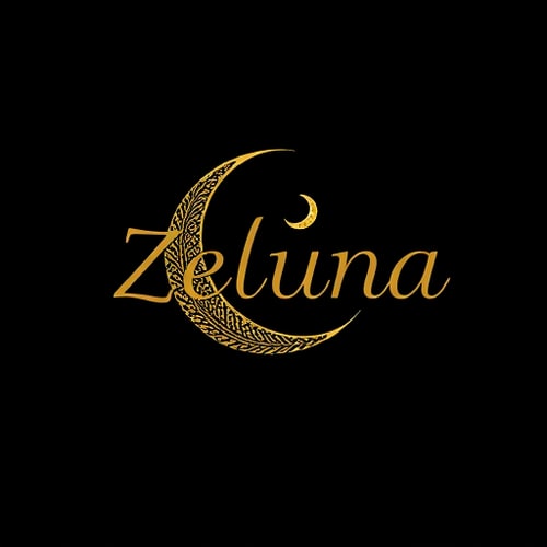 AI Design for My jewelry brand's name is Zeluna which is from two thing "Zar" which means gold in persian and luna which means moon.