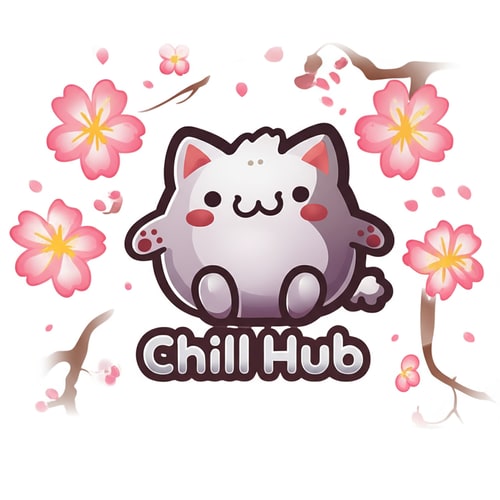 AI Design for Add some decoration on white background like chery blossom and moree