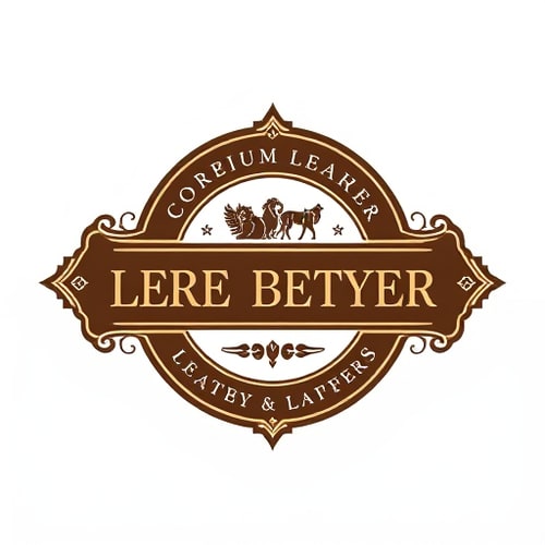 AI Design for make a logo for me more elegant,premium,rare of my brand of pure leather products 