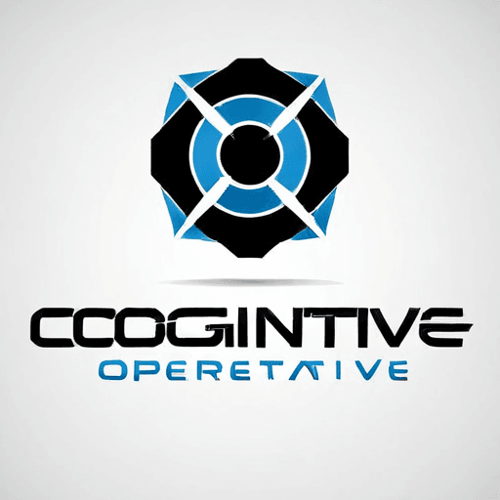 AI Design for a logo for a dissident, dynamic modern company called "cognitive operative"