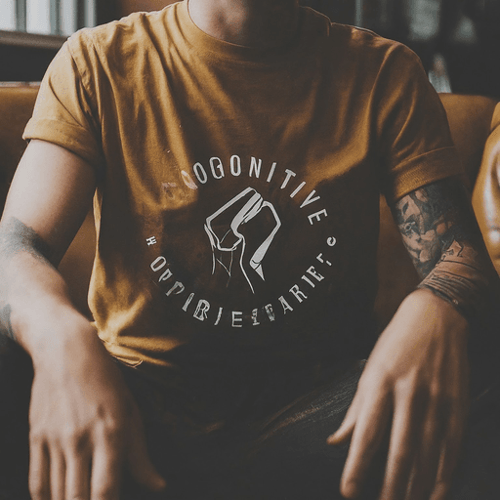 AI Design for a logo for a dissident, dynamic modern company called "cognitive operative"