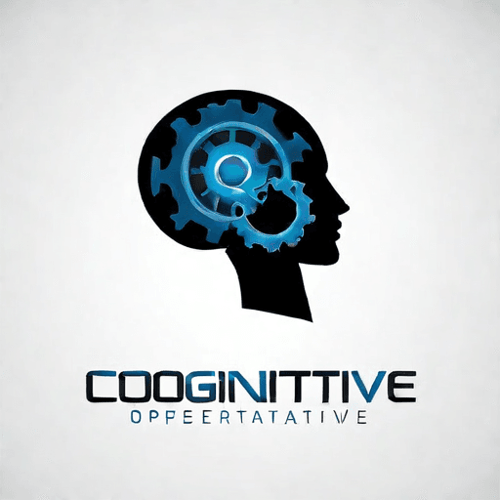 AI Design for a logo for a dissident, dynamic modern company called "cognitive operative"