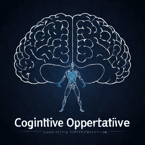 AI Design for a logo for a dissident, dynamic modern company called "cognitive operative"
