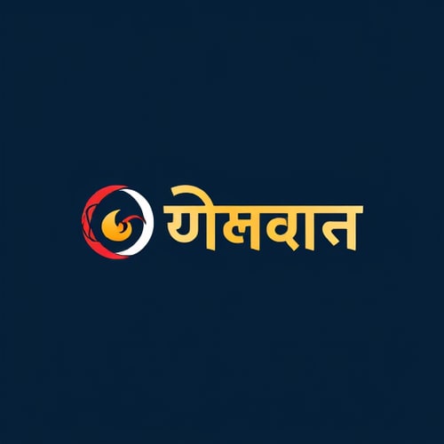 AI Design for change text to hindi "भागुबाई"