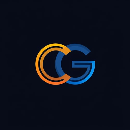 AI Design for create a logo for Calligram Gallery using the letters C and G