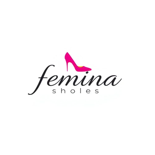 AI Design for i want to create a logo for femina shoes