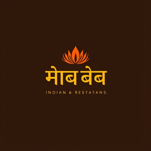 AI Design for I want to create a logo for Indian Restaurent which stronly conveys the values of Indian traditions and culture of hospitality and welcoming. The name of restaurent is मनवार with tagline स्वाद बेशुमार
