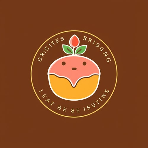 AI Design for A pastry logo with Haru means spring,