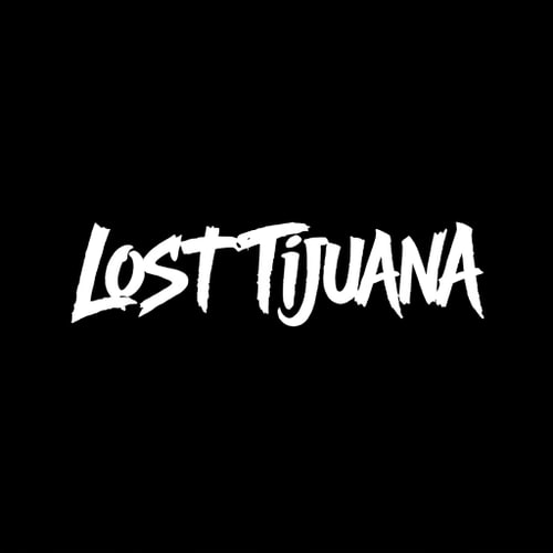 AI Design for "Design a logo for 'Lost Tijuana.' 'Lost' in graffiti font, 'Tijuana' in block font. White text on a black background. The central element should be the initials 'LTJ.' The design needs to be simple, memorable, timeless, and versatile."