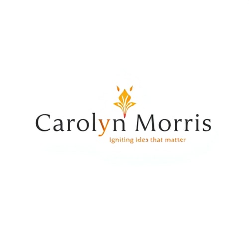 AI Design for 'Carolyn Morris' logo. the tagline is Igniting Ideas that Matter. style: Minimalist with warmth, strategic, but not stiff. Elegant, with a spark of inspiration.