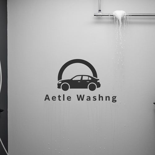AI Design for Car Washing of logo