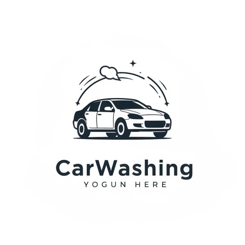 AI Design for CarWashing icon logo without text