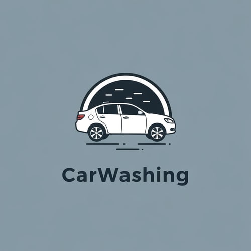 AI Design for CarWashing icon logo without text