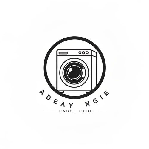 AI Design for washingmachine of logo unique