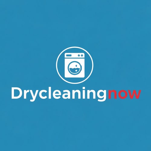 AI Design for drycleaningnow LOGO with washingmachine icone