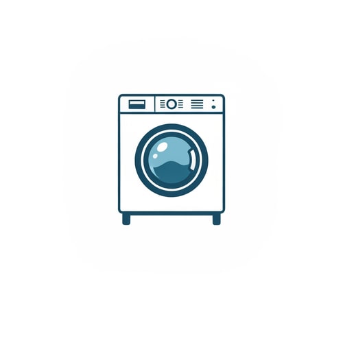 AI Design for washingmachine of logo unique color full