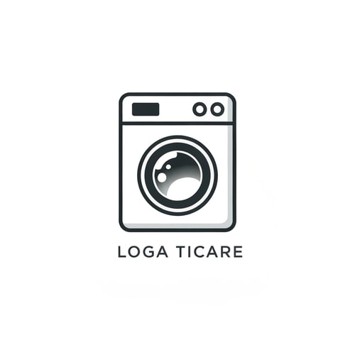 AI Design for washingmachine of logo icone