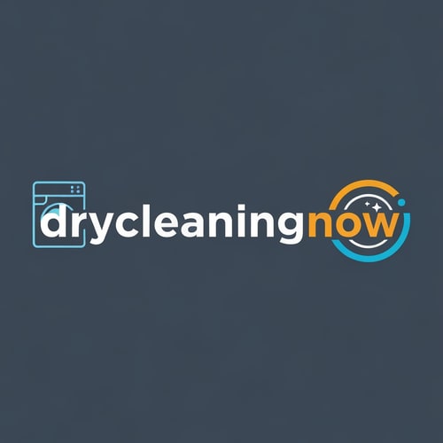 AI Design for drycleaningnow LOGO with washingmachine icone