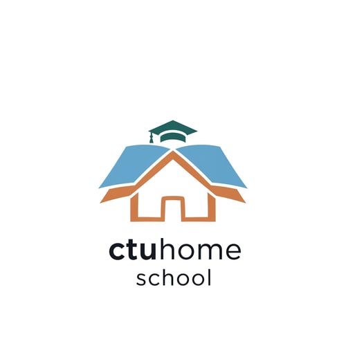 AI Design for ctuhome school logo only icone