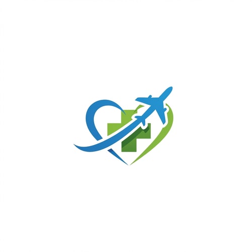 AI Design for Flyhealth a medical tourism logo only logo not use text